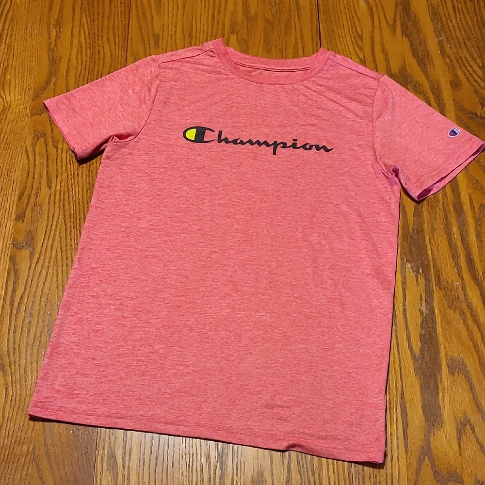 Champion Kids Heather Light Red Tee - Boy's 14/16